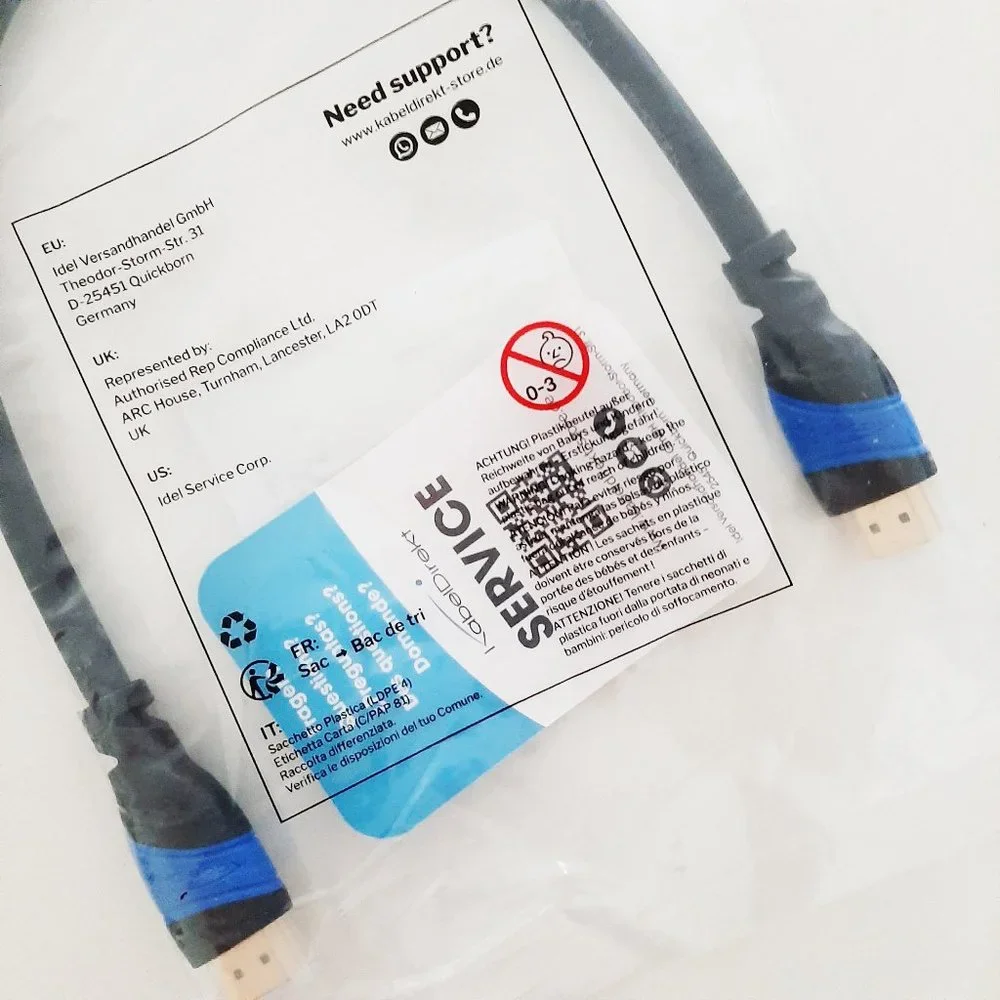Cables to Go, Monoprice, KabelDirekt, Dell brand new